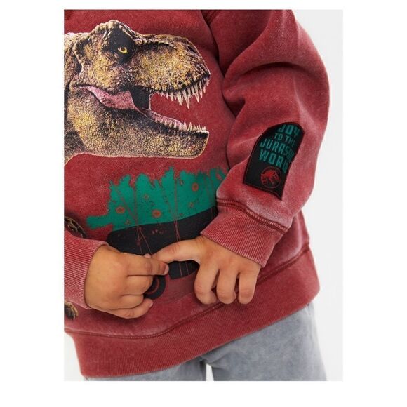 Jurassic Park Toddler Boys Festive Crewneck Sweatshirt - Picture 5 of 10